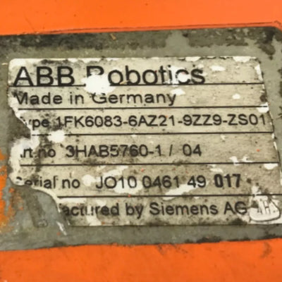 ABB 1FK6083-6AZ21-9ZZ9-ZS01