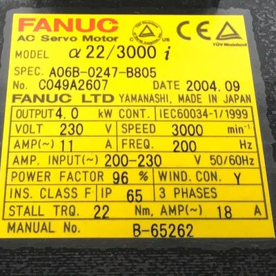 Fanuc  A06B-0247-B805