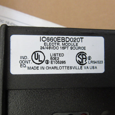 GE FANUC IC660EBD020T