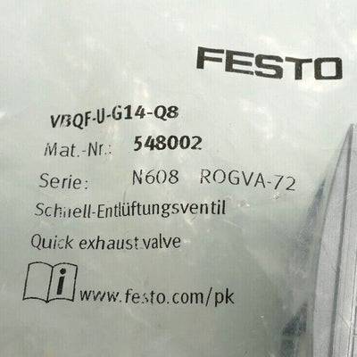 Festo VBQF-U-G14-Q8