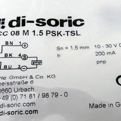 DI-SORIC DCC08M1.5PSK-TSL