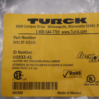 TURCK WKC 8T-3/S101
