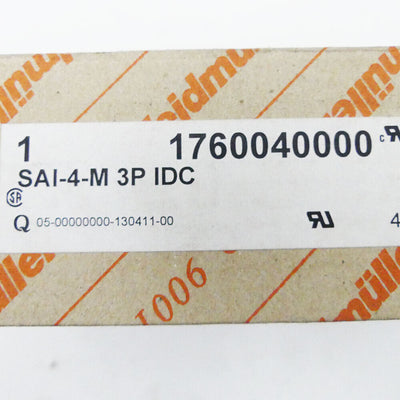 WEIDMULLER 1760040000