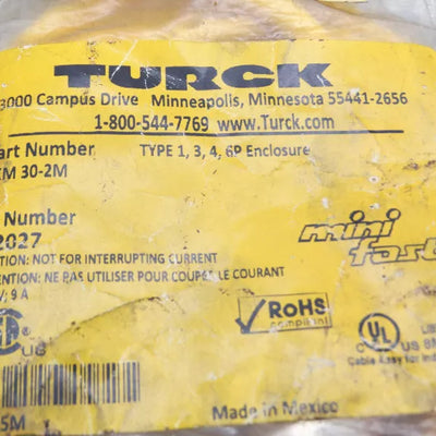 TURCK RKM 30-2M/S90-SP/BS8141-0/PG9