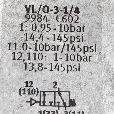 FESTO VL/O-3-1/4