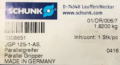 SCHUNK JGP 125-1-AS